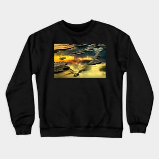 Melting world twilight Crewneck Sweatshirt